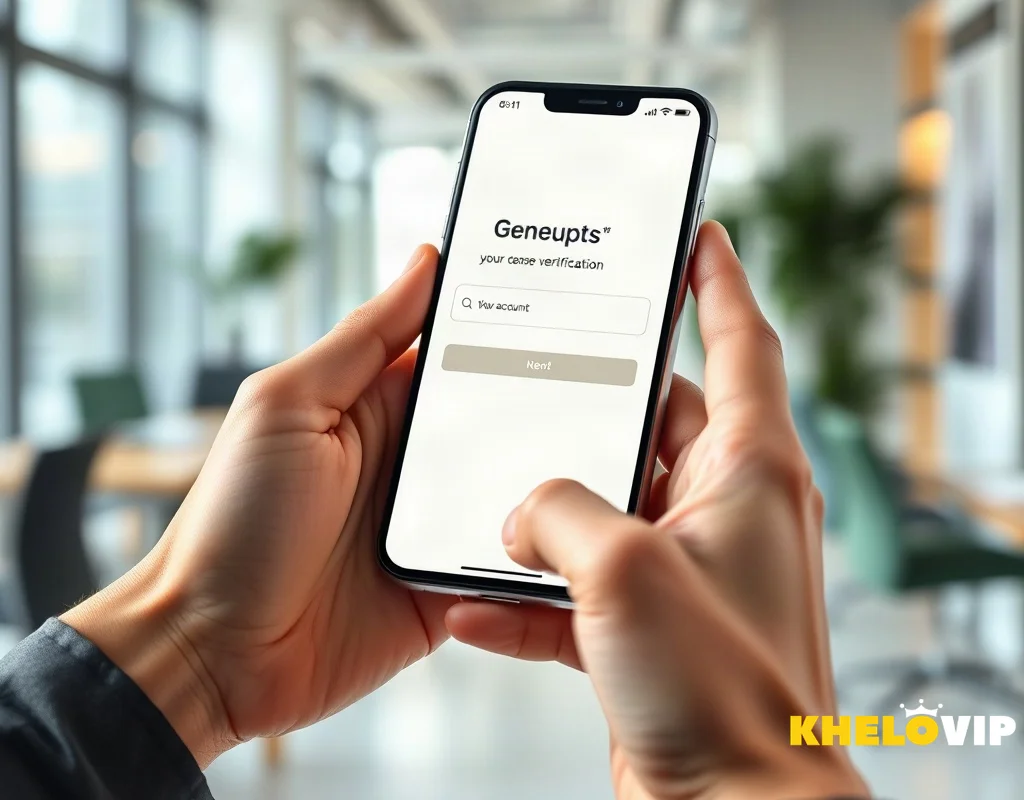 User completing KYC verification for a betting account