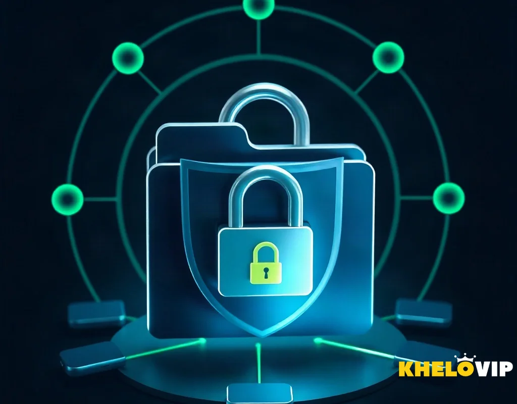 KHELOVIP data protection and sharing practices with encryption and secure servers