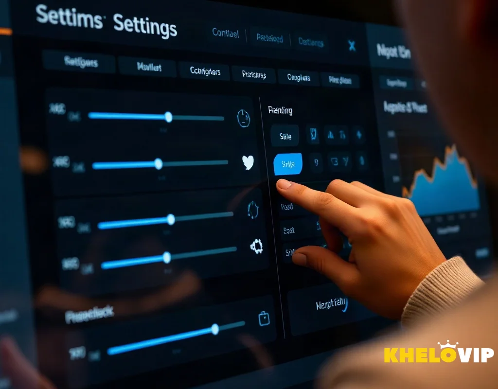 User setting deposit limits and self-exclusion options on a digital platform